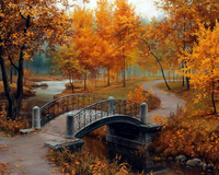 Без бренда «Осенний парк с мостом» в Красноярске