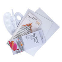 Без бренда «Набор подарочный «Две картинки»: краски акрил 12x12 мл, 2 холста 22x30 на мдф, 10 кистей, мастихин, палитра. Уценка (без упаковки)» в Красноярске в интернет-магазине  Без бренда «Набор подарочный «Две картинки»: краски акрил 12x12 мл, 2 холста 22x30 на мдф, 10 кистей, мастихин, палитра. Уценка (без упаковки)» в Красноярске