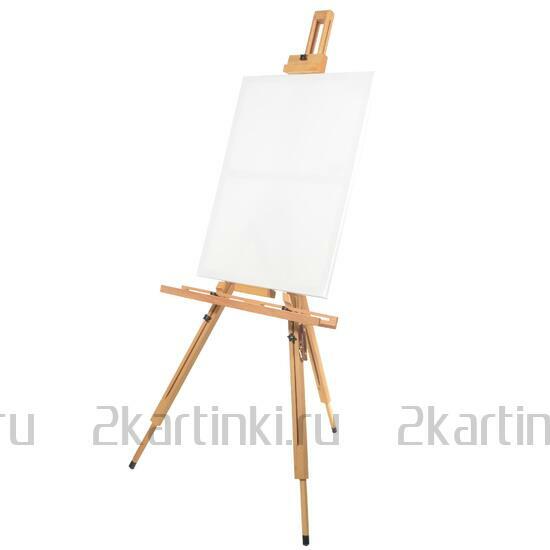 Тип товара Мольберт тренога 190 см, деревянный, лакированный бук, складной с подставкой