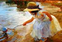 Без бренда «Девочка пытается спасти мяч» в Красноярске в интернет-магазине  Без бренда «Девочка пытается спасти мяч» в Красноярске