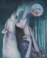 Без бренда «Девушка и волк в полнолуние» в Красноярске в интернет-магазине Без бренда «Девушка и волк в полнолуние» в Красноярске