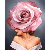 Без бренда «Девушка с розовой розой на голове» в Красноярске