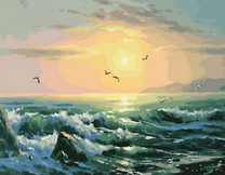 Коробка 25 шт. картин по номерам BOX25-GX21501