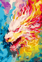 Без бренда «Разноцветный огненный дракон» в Красноярске в интернет-магазине  Без бренда «Разноцветный огненный дракон» в Красноярске