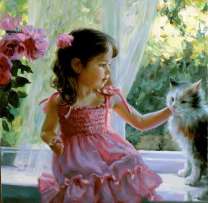 Без бренда «Девочка с кошкой на подоконнике» в Красноярске