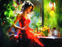 Без бренда «Милая девушка с бокалом шампанского» в Красноярске в интернет-магазине  Без бренда «Милая девушка с бокалом шампанского» в Красноярске