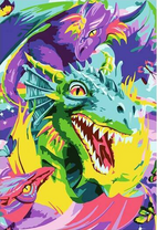 Без бренда «Стая ярких дракончиков» в Красноярске в интернет-магазине  Без бренда «Стая ярких дракончиков» в Красноярске