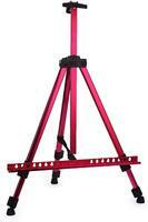 Без бренда «Коробка 25 шт.: Металлический мольберт тренога в чехле, телескопический, красный» в Красноярске