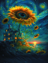 Без бренда «Фэнтези сюжет с подсолнухом» в Красноярске в интернет-магазине  Без бренда «Фэнтези сюжет с подсолнухом» в Красноярске