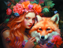 Без бренда «Рыжая девушка и рыжая лисица» в Красноярске в интернет-магазине  Без бренда «Рыжая девушка и рыжая лисица» в Красноярске